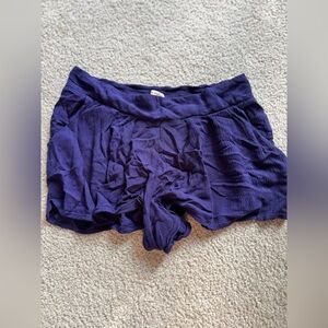 Vintage mudd Women's Purple Shorts casual summer beach boho sexy loose